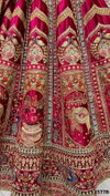 2577b & 2577c By Anjani Art Velvet Fancy Dori Work Sequins Embroidery Work Bridal Lahenga Choli Wholesalers In Delhi